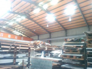 拓普LED天井燈換裝後廠區實照