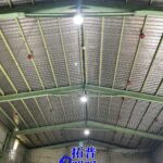 完工！鋼構倉庫500W水銀燈改裝LED
